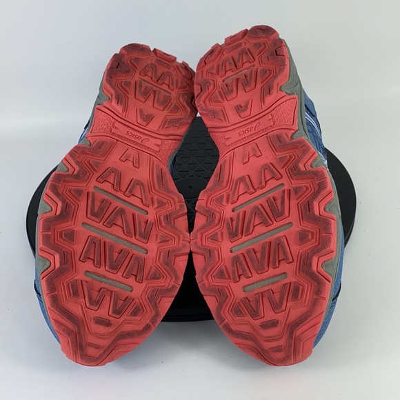 Asics Gel-Venture 6 Gray/Pink Trail Running Shoes 1014A077 Women's Size 7.5 (6Y) - Picture 10 of 11